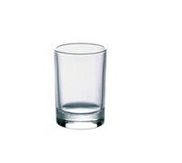Bicchieri da vino da 110 ml/155 ml/285 ml Tazze da caffè con fondo spesso Bottiglia d'acqua liscia Bicchieri dritti Bicchiere trasparente Tazza for uso domestico(110ml)