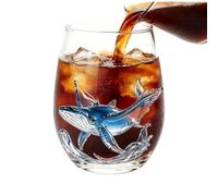 Bicchieri Da Vino Trasparenti 400ml Bicchiere D'Acqua Senza Stelo Stampa
