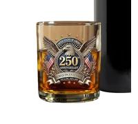 Bicchieri Da Whiskey Americani 250° Articoli per bere storici commemorativi