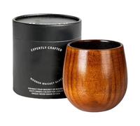 Bicchieri da whisky da uomo | Bicchiere per Old Fashioned | Bicchiere in legno | Adatto per uomini, papà, marito e fidanzato, perfetto per il consumo di bevande a casa o al bar, con vino, bevande e