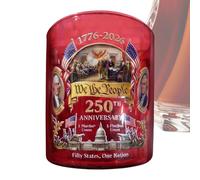 Bicchieri da Whisky - Taglio storico | Bicchieri da Whisky in patriottico a lunga durata, 150 ml, per uomini e donne, amanti della famiglia, cocktail , compleanni, home bar