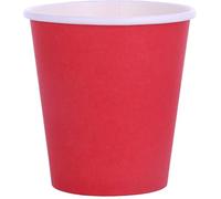 Bicchieri di Carta, Confezione da 25 bicchieri, 270 cc, ROSSO