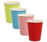 Bicchieri di carta in cartoncino colorati DOpla Party 250ml