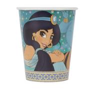 Bicchieri di carta multicolore Disney Aladdin (255 g) 8 pezzi - bicchieri perfetti per i fan di Aladdin e feste di compleanno a tema Disney