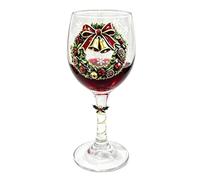 Bicchieri di Natale Bicchieri Trasparente Riutilizzabile Festa Santa | Tazze di vetro di Natale Vacanza Vetreria per la Casa Cucina Soggiorno Ufficio Bar Fattoria Cocktail Succo Bere Acqua