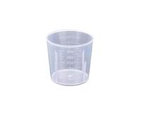Bicchieri di plastica da 50/100/150/250/500/1000 ml Misurino graduato in plastica trasparente di alta qualità con beccuccio versatore senza manico Utensile da cucina(30ml)