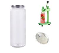 Bicchieri di plastica monouso per sigillare lattine, a Prova di perdite, 500 ml, 100 Pezzi, sicuri e inodori, Ideali per la ristorazione e Il Cibo da asporto.