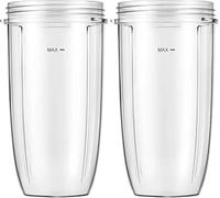 Bicchieri Di Ricambio For Frullatore, Compatibili Con Nutribullet, 32 Once, Compatibili Con Nutri Bullet, Frullatori Da 600 W / 900 W (confezione Da 2) Facili Da Pulire