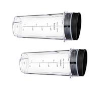 Bicchieri Di Ricambio For Frullatore Da 16 Once, Compatibili Con Ninja, QB3001SS, Adatti Al Frullatore Personale Compatto, Con Coperchi, Parti For Spremiagrumi