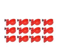 Bicchieri for pollame 6-36 pezzi Bevitore automatico | Erogatore di acqua agricola in plastica for anatra di pollo Installazione facile(12pcs)