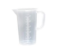 Bicchieri graduati in plastica da 0,25 l con manici, misurino in plastica da 250 ml