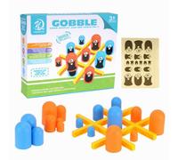 Bicchieri impilabili - Gioco del tris Big Eat Small - Divertente gioco di puzzle - Giocattolo da tavolo interattivo