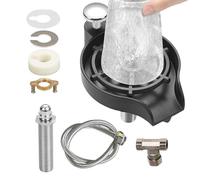 Bicchieri In Acciaio Inossidabile: Design Compatto Montato Su Lavello, Costruzione Durevole In Acciaio Inossidabile, Efficiente Prestazioni Di Pulizia Del Controsoffitto, Disegni Compatibili