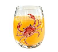 Bicchieri in blu a forma di polpo con anelli, 420 ml, trasparenti | Octopus Sea Animal Bar Bicchiere da vino per inaugurazione della casa festa a tema Home Office Ice Water Juice Milk