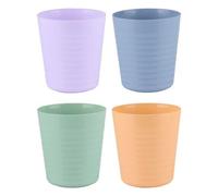 Bicchieri in plastica da 230 ml, piccoli, riutilizzabili, impilabili, per bambin