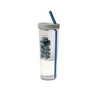 Bicchieri in Plastica Riutilizzabili con Coperchio E Cannuccia 700 ML Tazza dell'Acqua Trasparente di Grande capacità Filtro Portatile per Bottiglia per Casa, Palestra, Ufficio