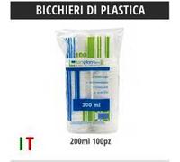 Bicchieri in plasticha usa e getta Lariplast cc. 200 x 100 bicchieri