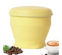 Bicchieri in silicone, bicchiere portatile da 200 ml con coperchio e cinghia, tazza nomade per caffè bevande fredde succhi pic-nic all'aperto