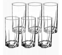KADAX Bicchieri Trasparenti da Cocktail in Vetro, Bicchieri Highball con Profilo Alto per Long Drink, Mojito e Acqua, Tumbler Moderni (Set di 6, 380 ml)