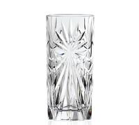 Bicchieri long drink RCR Oasis, set 6 bicchieri bibita in vetro sonoro superi...