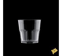 8 Bicchieri cocktail bassi Mini Drink policarbonato trasparente 160ml