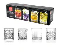 Bicchieri Misti per Cocktail in Cristallo Mixology Set 4pz - Splendente Elega...