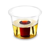 Bicchieri per Jägerbomb da 25 ml contrassegnati CE, trasparenti in polipropilene, pieghevoli e riciclabiliBicchieri da shot ideali per Red Bull e Jägermeister (confezione da 50).