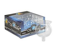 Bicchieri per olio in vetro per Ner Mitzvah Hanukkah Menorah - Eleganti contenitori per olio per Shabbos e Chanukah - Qualit durevole e di lunga