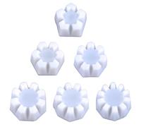 Bicchieri per versare fiori, 6 pezzi, colori acrilici, per la creazione di strumenti artistici, 5-10 scomparti multipli fai da te