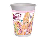 Ciao- Bicchieri plastica Winx Tynix (200ml), 8 Pezzi, Multicolore, 23199