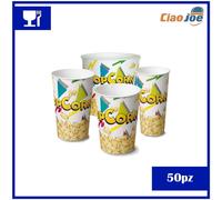 Bicchieri Pop Corn Carta 700/3000 ml monouso cinema feste party 50 pz