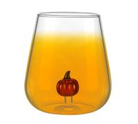 Bicchieri Stemless Succo Glassware Stemless Drinkware | Tazze di vetro di Halloween per la bevanda, festa del Ringraziamento, matrimonio, casa bar