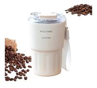 Bicchieri tumbler - Tazza da viaggio in acciaio inox da 360 ml con cannuccia, tazza portatile per bevande, tè flash per bevande calde e fredde, bottiglia d'acqua da palestra | Bicchiere isolante