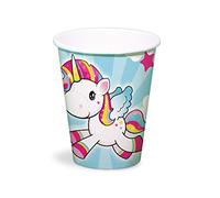 Bicchieri unicorno 250 ml - 8 pezzi