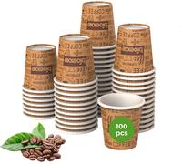 Bicchierini Caffè Carta 100Pz Da 75Ml - Bicchieri Caffe Biodegradabili Da 75Ml -