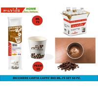 BICCHIERINI CARTA CAFFE' BIO 75/90ml