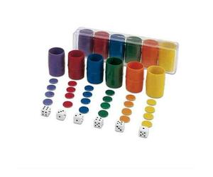 Bicchierini con Fiches di Parcheesi Cayro 074/6