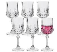 Bicchierini da liquore con manico, 6 pezzi, 60 ml, trasparenti per grappa, per porta, limoncello, bicchierini da liquore, set per tequila, sherry