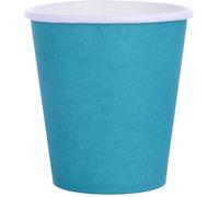 Bicchierini di Carta, Confezione da 25 bicchieri, 80 cc, CELESTE