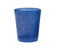 BICCHIERINI LIQUORE IN PASTA DI VETRO BLU H&H 6 PZ