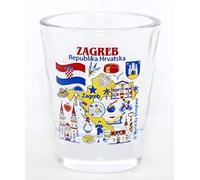 Bicchierino da liquore Zagabria Croatia Great Croatian Cities Collection