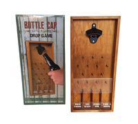 Bicchierino da shot, gioco da bere, apribottiglie, gioco con tappo, per lui e per lei, scatola con tappo di vino e birra (CADUTA DEL TAPPO DELLA