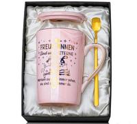 Biching Regali per la migliore amica - Regalo per l'amica - Regali di Natale personalizzati per le amiche Idee regalo uniche per gli amici Tazza con squisita confezione regalo rosa 14oz