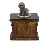 Bichon Frise, cane di Tenerife - urna per ceneri di cane, urna con statuetta, ur