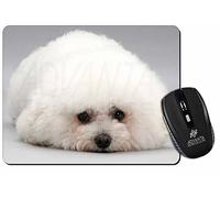 Bichon Frise Cane Tappetino mouse del computer pad regalo di natale