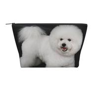 Bichon Frise Cani Bianchi Animali Cani Bichon Frise, Borsa da toilette Borsa per trucco Borsa per cosmetici Borsa da toilette da viaggio portatile