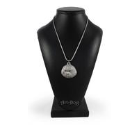 Bichon Frise - collana con un cane su una catena d'argento Art Dog IT