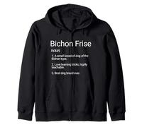 Bichon Frise Dog Breed Definition Cute Puppy Bichon Frise Felpa con Cappuccio