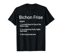 Bichon Frise Dog Breed Definition Cute Puppy Bichon Frise Maglietta
