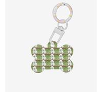 Bichon Frise Dog Printing 1 Pc Dog Bone ID Tag Double Face con Portachiavi Craft per animali domestici